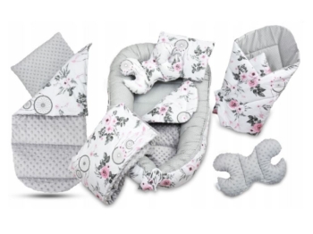 Slika 7u1 set za krevetić – cvjetovi i hvatači snova