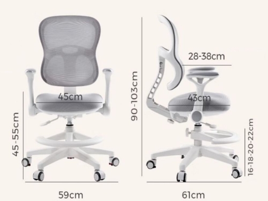 Slika Ergonomska dječja stolica eliNeli