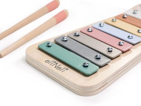 Slika Drveni ksilofon s motivom lisice