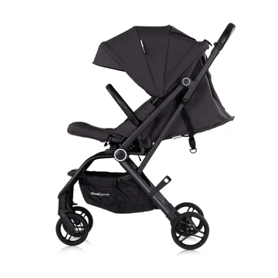 Slika Dječja kolica s 360° rotacijom sjedala GO TWIST Charcoal - Chipolino