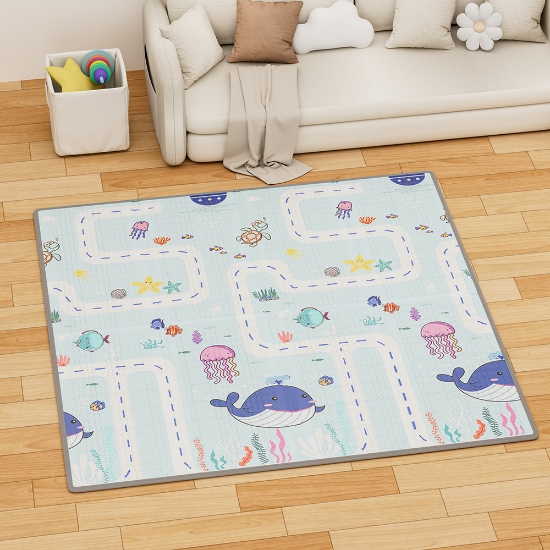 Slika Dvostrana podloga za igru 145x145 BEBESTARS 