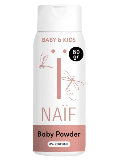 Slika Dječji puder bez parfuma 80g naïf® 