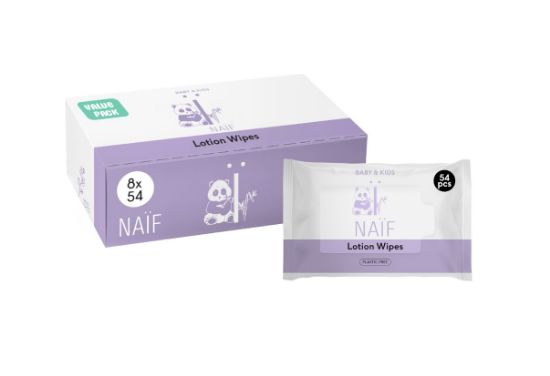 Slika Dječje vlažne maramice s losionom 8x54/1 naïf® 