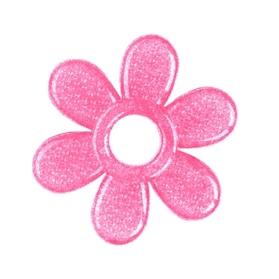 Slika Gelirana grickalica za zube Cvijet, roza BabyOno 