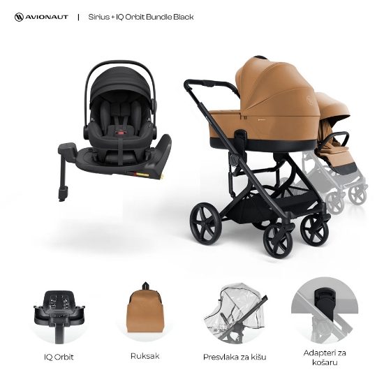 Slika Sirius dječja kolica 4u1, Caramel B Avionaut 