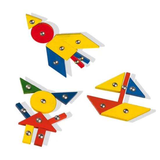 Slika SES Creative Montessori set Čekić i čavlići