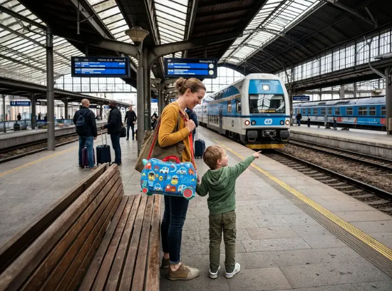 Slika Dječji kofer na kotačiće Pack&Ride Traffic Zopa 