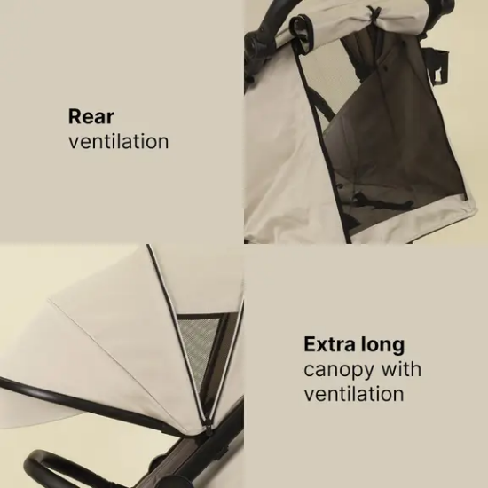 Slika Dječja kolica Moya Boss Grey Zopa 