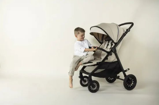 Slika Dječja kolica Moya Boss Grey Zopa 