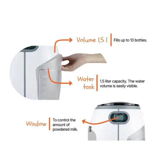 Slika Aparat za pripremu adaptiranog mlijeka Babyccino White Zopa 