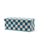 Slika Sjedalo i kutija za pohranu 80 cm, Pouffe check teal - Kid's Concept