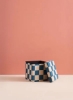 Slika Sjedalo i kutija za pohranu 30 cm, Pouffe check teal - Kid's Concept