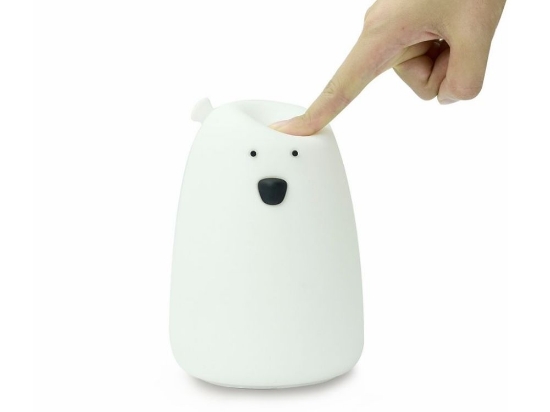 Slika Silikonska lampica Medvjedić s daljinskim upravljačem