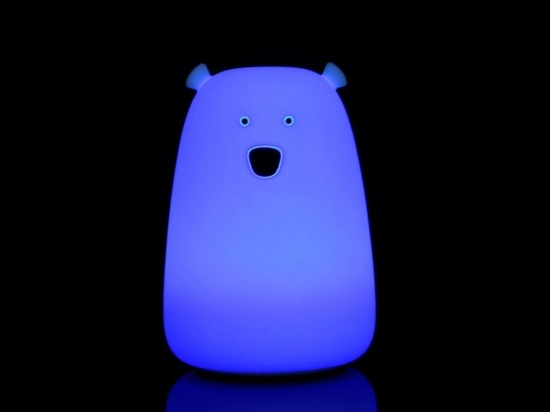 Slika Silikonska lampica Medvjedić s daljinskim upravljačem