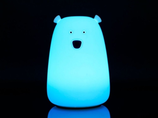 Slika Silikonska lampica Medvjedić s daljinskim upravljačem