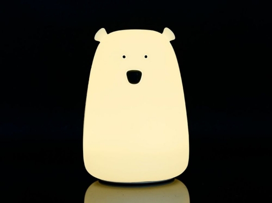 Slika Silikonska lampica Medvjedić s daljinskim upravljačem