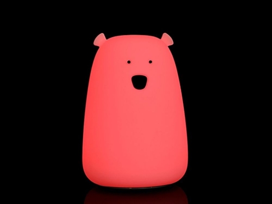 Slika Silikonska lampica Medvjedić s daljinskim upravljačem