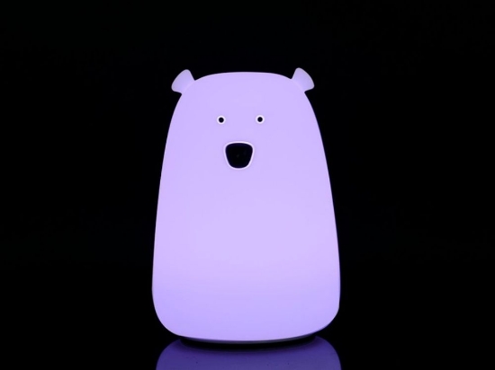 Slika Silikonska lampica Medvjedić s daljinskim upravljačem