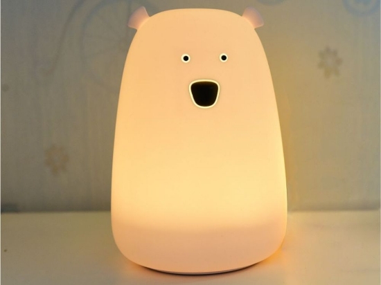 Slika Silikonska lampica Medvjedić s daljinskim upravljačem