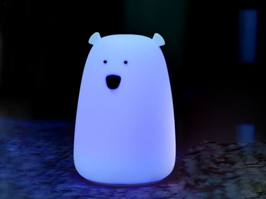 Slika Silikonska lampica Medvjedić s daljinskim upravljačem