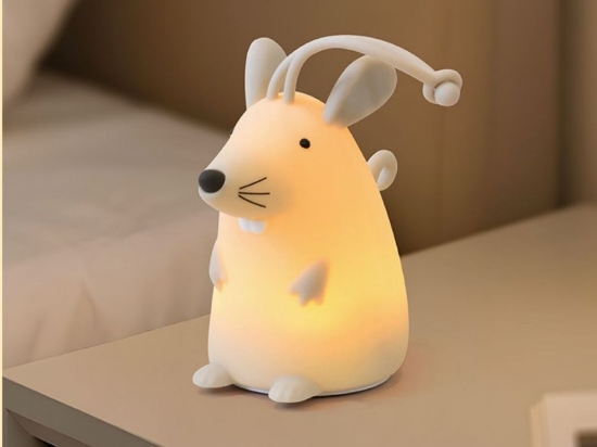 Slika Silikonska lampica Miš s daljinskim upravljačem