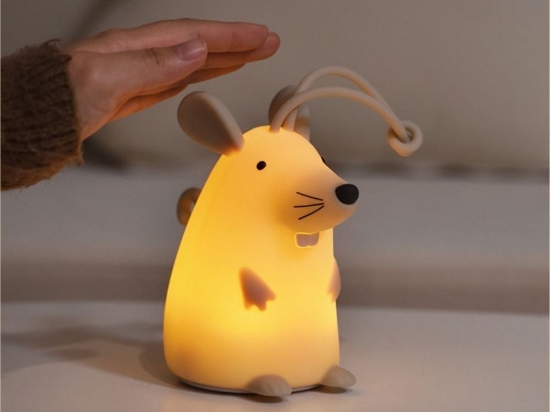 Slika Silikonska lampica Miš s daljinskim upravljačem