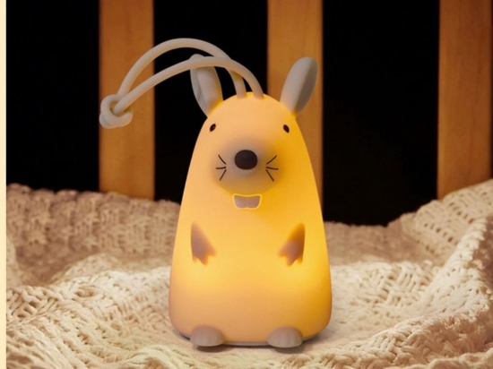 Slika Silikonska lampica Miš s daljinskim upravljačem