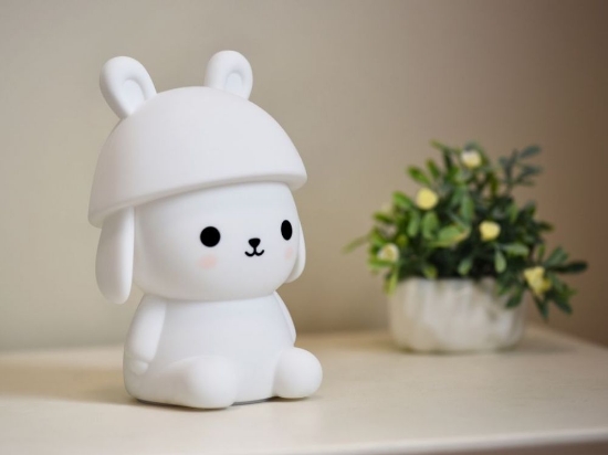 Slika Silikonska lampica Medvjedić s kapicom 3 kom s daljinskim upravljačem