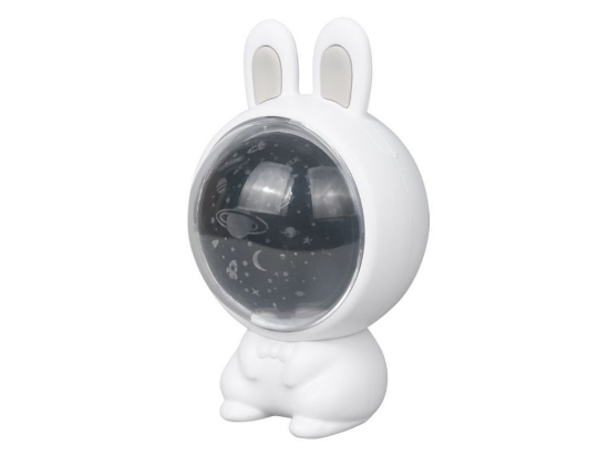 Slika Dječja silikonska projekcijska lampica Rabbit