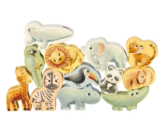 Slika Drvene životinjice za nizanje 