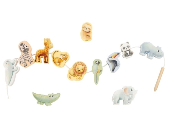 Slika Drvene životinjice za nizanje 