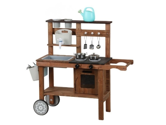 Slika Drvena vanjska kuhinja za djecu
