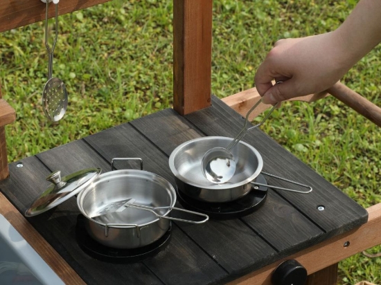 Slika Drvena vanjska kuhinja za djecu