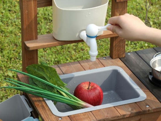 Slika Drvena vanjska kuhinja za djecu