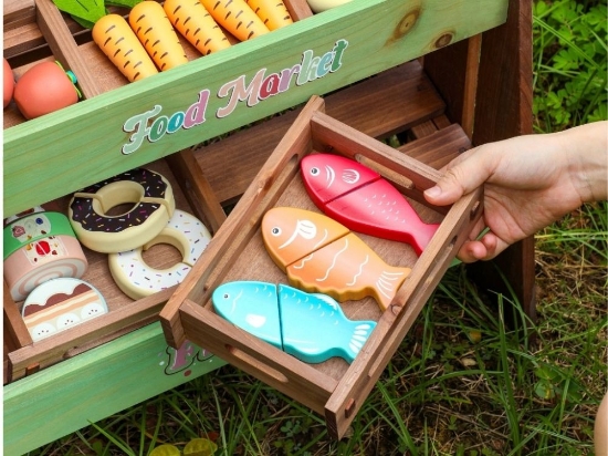 Slika Drveni prodajni štand za djecu