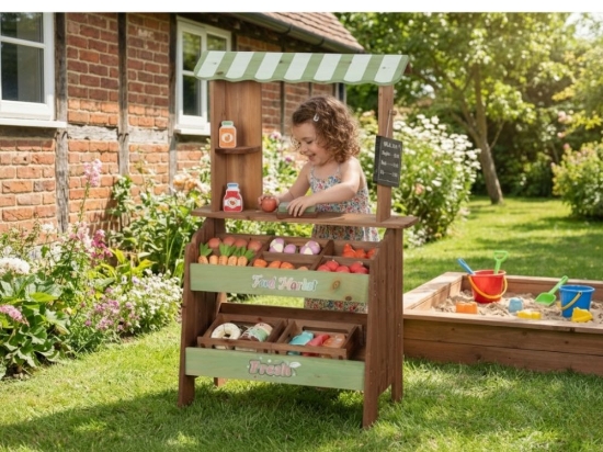 Slika Drveni prodajni štand za djecu