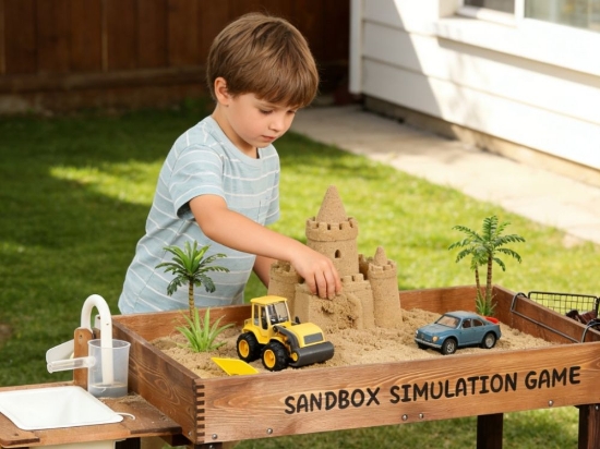 Slika Povišeni pješčanik na nogama