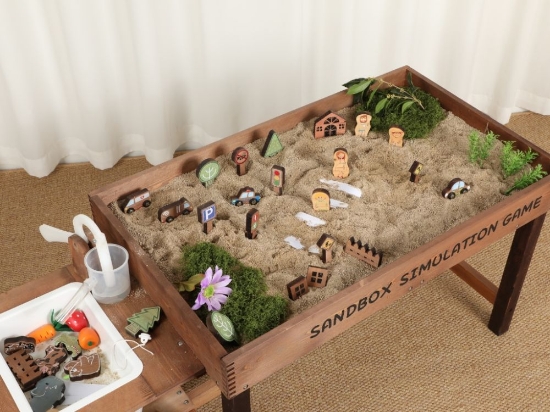 Slika Povišeni pješčanik na nogama