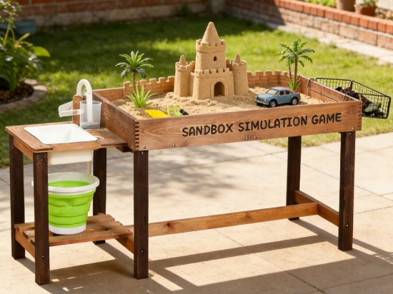 Slika Povišeni pješčanik na nogama