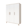 Slika Flip ormar s 3 vrata, White-Oak Faktum 