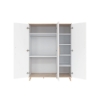 Slika Flip ormar s 3 vrata, White-Oak Faktum 