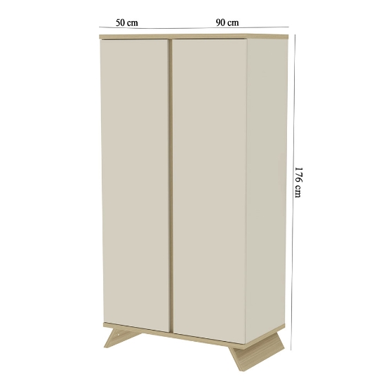 Slika Sienna ormar s 2 vrata, Cashmere Faktum 