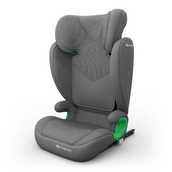 Slika Autosjedalica Junior Fix 2 PLUS i-Size 15-36 kg (100-150 cm), Grey Kinderkraft 
