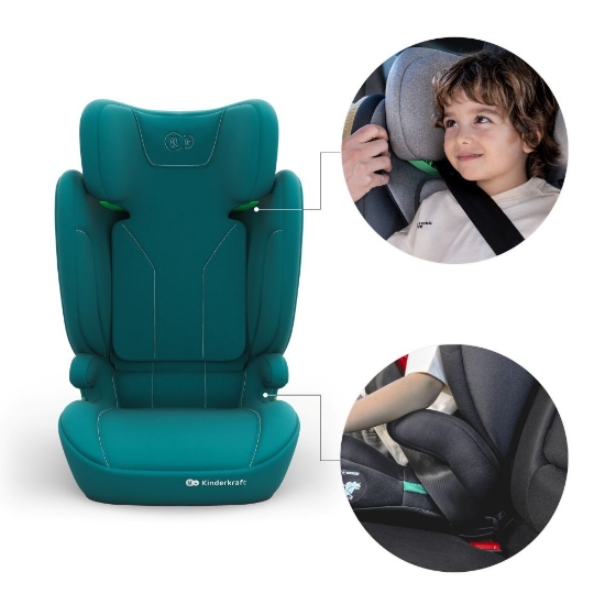 Slika Autosjedalica I-Spark 2 Plus i-Size 15-36 kg (100-150 cm) bez Isofix-a, Green Kinderkraft 