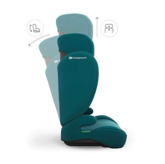 Slika Autosjedalica I-Spark 2 Plus i-Size 15-36 kg (100-150 cm) bez Isofix-a, Green Kinderkraft 