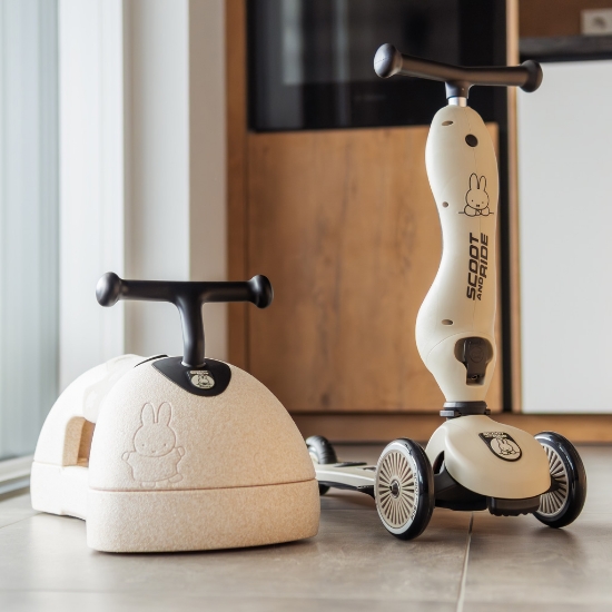Slika Dječja guralica i romobil Highwaykick 1 Push and Go Miffy - Scoot&Ride