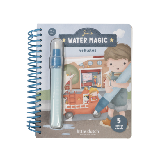 Slika Water magic book Jim vehicles - Little Dutch