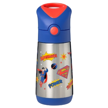 Slika Termo bočica sa slamkom, 350ml - Superman b.box 