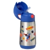 Slika Termo bočica sa slamkom, 350ml - Superman b.box 