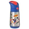 Slika Termo bočica sa slamkom, 350ml - Superman b.box 